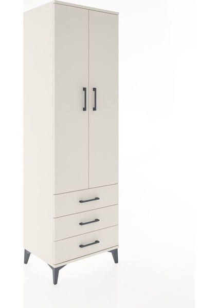 Hyperion Dolap 4 Raflı 3 Çekmeceli 2 Kapaklı 60X44X195 Aytaşı-Aytaşı fiyatları