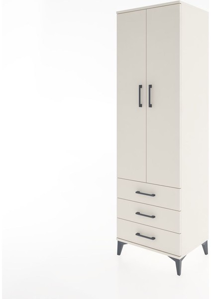 Hyperion Dolap 4 Raflı 3 Çekmeceli 2 Kapaklı 60X44X195 Aytaşı-Aytaşı modelleri