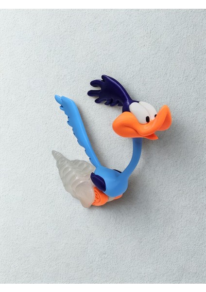 3D Baskı Road Runner Figürü – Toz Bulutu Üzerinde Koşan Karakter