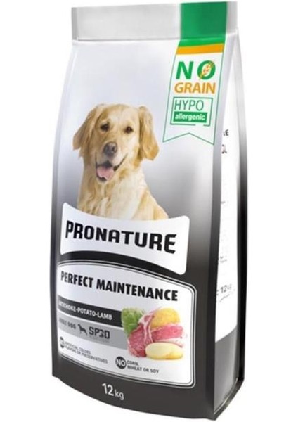 Hypo-Allergenic Tahılsız Kuzu Etli Yetişkin Köpek Maması 12 kg - 286-200001 - Petshopundan