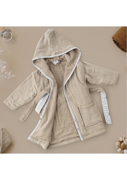 Hero Teddy Müslin Havlu & Unisex Bebek Bornozu