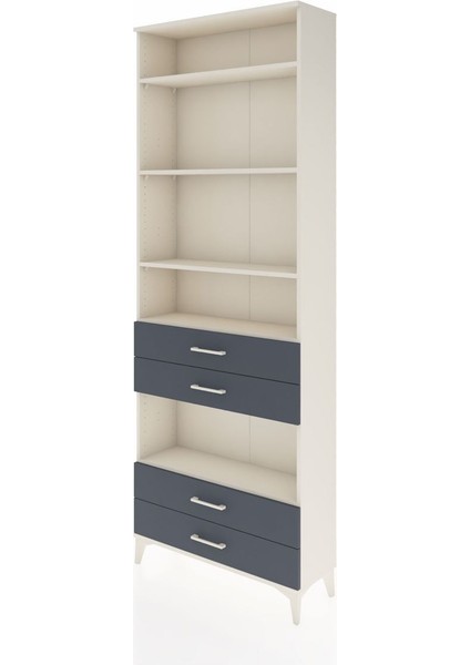 Arges Dolap 5 Raflı 4 Çekmeceli 88X30X243 Aytaşı-Antrasit modelleri