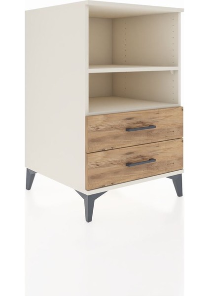 Kronos Komodin 2 Raflı 2 Çekmeceli 60X59X96 Aytaşı-Çam fiyatları