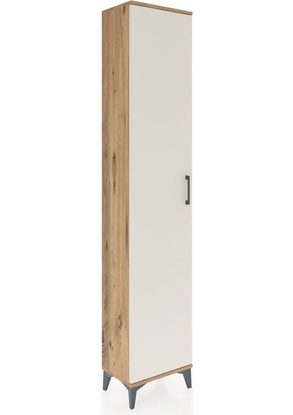 Arges Dolap 5 Raflı Tek Kapaklı 44X30X221 Çam-Aytaşı fiyatları