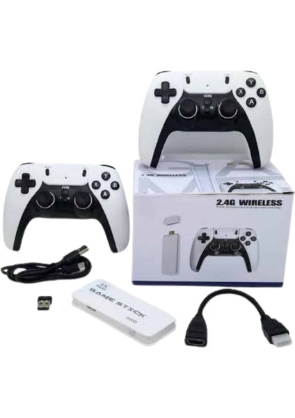 Wizard Yeni Nesil 3D 4K 2000 Oyunlu Game Stick Oyun Konsolu Çift Konsol fırsatları