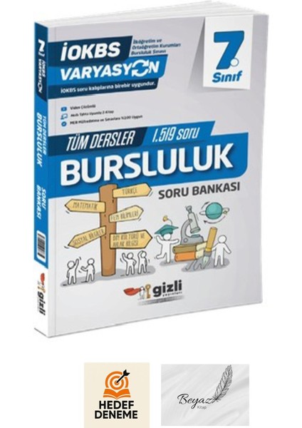 Gizli 7.sınıf Iokbs Tüm Dersler Bursluluk Soru Bankası Hedef Deneme