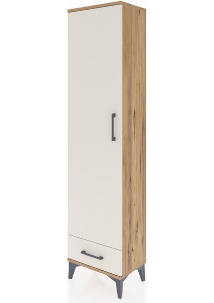 Arges Dolap 5 Raflı Tek Çekmeceli Tek Kapaklı 44X30X182 Çam-Aytaşı modelleri