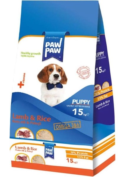 Paw Paw (Pawpaw)Yavru Köpek MAMASI-15KG-YENI FORMÜL(SKT.08.2024) - Petshopundan