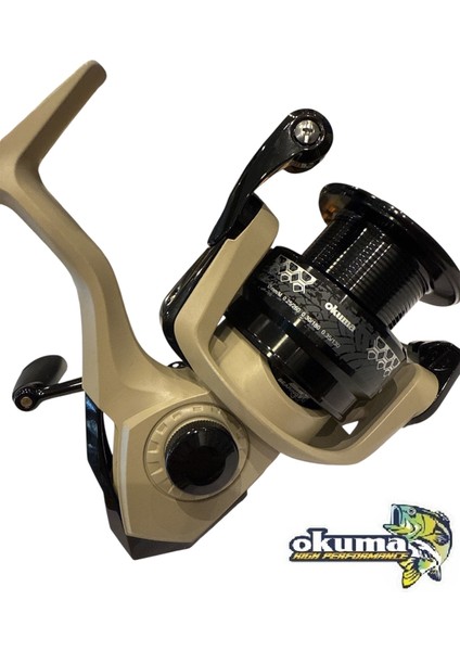 Okuma Outrax 4000 210CM 20-40GR Remixon Double Black Rapala Maket Balık Spin Olta Takımı Seti