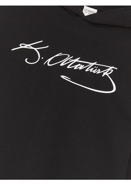 Yeni Sezon Atatürk Imza Baskılı Erkek Çocuk Sweatshirt indirimleri