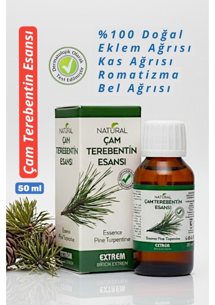 Çam Terebentin Esansı 50 ml %100 Doğal - , , ve Için
