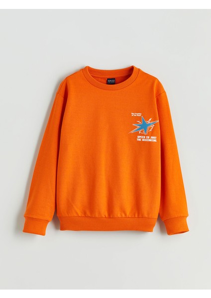 Yeni Sezon Bisiklet Yaka Erkek Çocuk Sweatshirt
