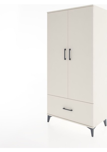 Hyperion Dolap 4 Raflı Tek Çekmeceli 2 Kapaklı 88X44X182 Aytaşı-Aytaşı modelleri