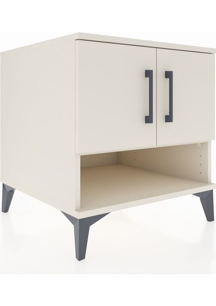 Kronos Komodin 2 Raflı 2 Kapaklı 60X59X64 Aytaşı-Aytaşı modelleri