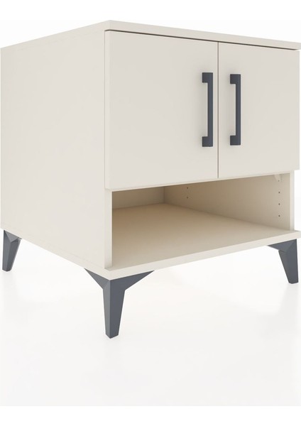 Kronos Komodin 2 Raflı 2 Kapaklı 60X59X64 Aytaşı-Aytaşı fırsatları