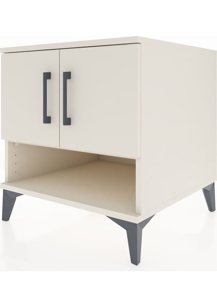 Kronos Komodin 2 Raflı 2 Kapaklı 60X59X64 Aytaşı-Aytaşı indirimleri