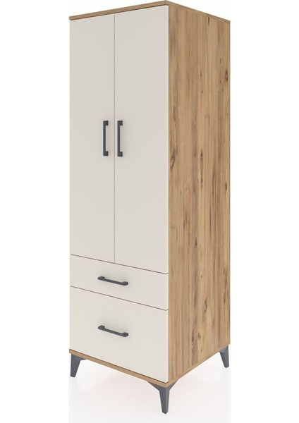 Kronos Dolap 4 Raflı 2 Çekmeceli 2 Kapaklı 60X59X182 Çam-Aytaşı modelleri