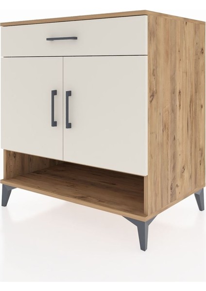 Kronos Şifonyer 2 Raflı Tek Çekmeceli 2 Kapaklı 88X59X96 Çam-Aytaşı modelleri