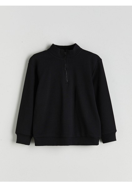 Yeni Sezon Dik Yaka Erkek Çocuk Sweatshirt