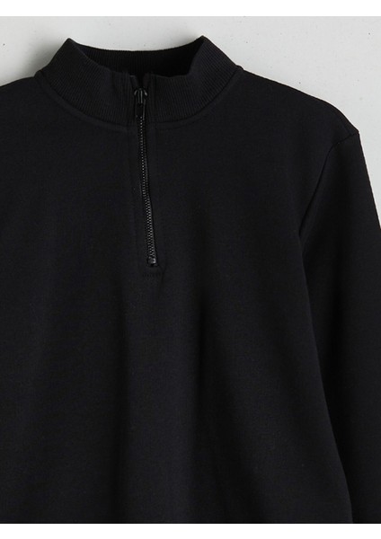 Yeni Sezon Dik Yaka Erkek Çocuk Sweatshirt modelleri