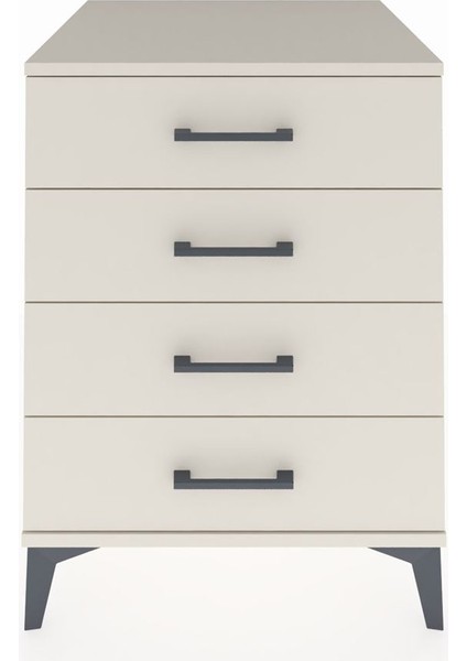 Kronos Komodin 4 Çekmeceli 60X59X80 Aytaşı-Aytaşı