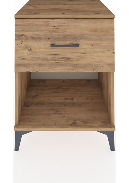Kronos Komodin Tek Çekmeceli 60X59X80 Çam-Çam
