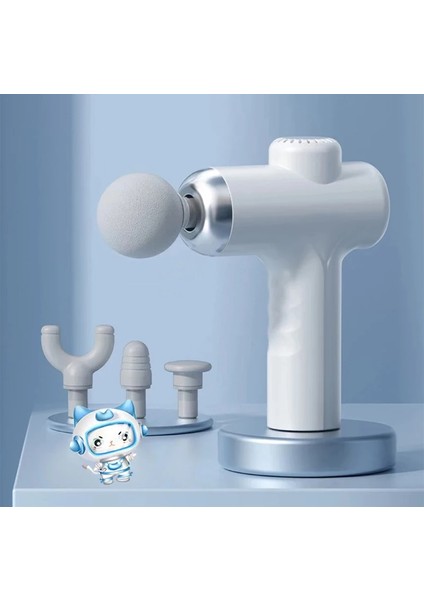 Ezere Şarjlı Darbeli Masaj Tabancası Masaj Aleti Kas RAHATLATICI-(1903)