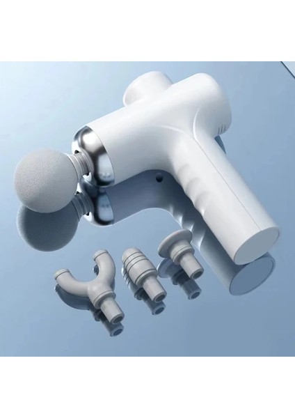 Ezere Şarjlı Darbeli Masaj Tabancası Masaj Aleti Kas RAHATLATICI-(1903) modelleri