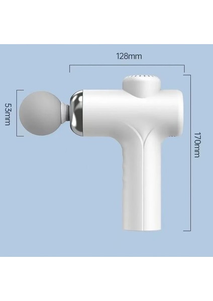 Ezere Şarjlı Darbeli Masaj Tabancası Masaj Aleti Kas RAHATLATICI-(1903) indirimleri