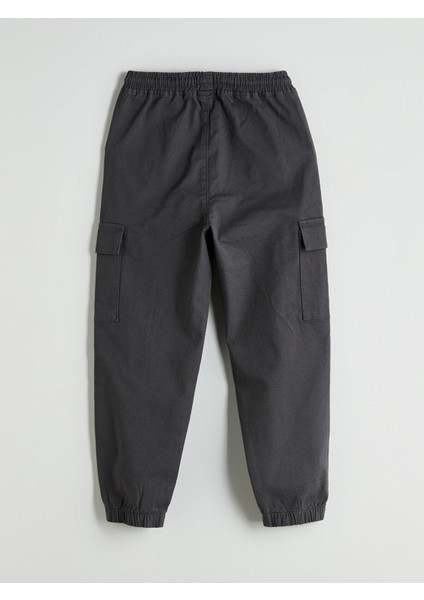 Yeni Sezon Beli Lastikli Erkek Çocuk Kargo Jogger Pantolon fırsatları