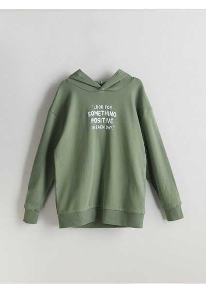 Yeni Sezon Kapüşonlu Erkek Çocuk Sweatshirt