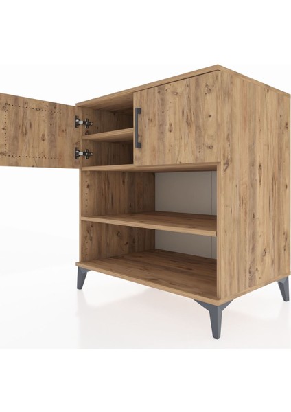 Kronos Şifonyer 3 Raflı 2 Kapaklı 88X59X96 Çam-Çam indirimleri