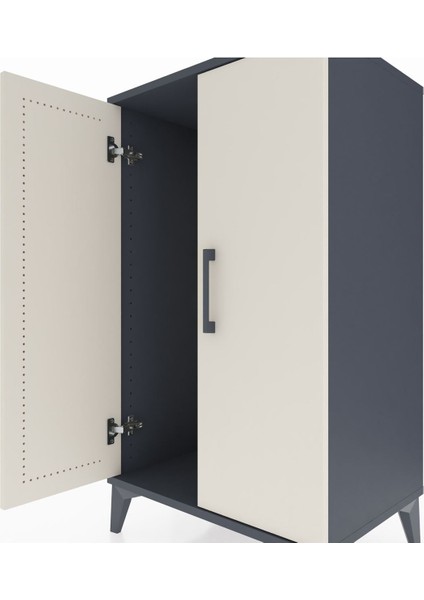 Hyperion Komodin 2 Kapaklı 60X44X106 Antrasit-Aytaşı indirimleri