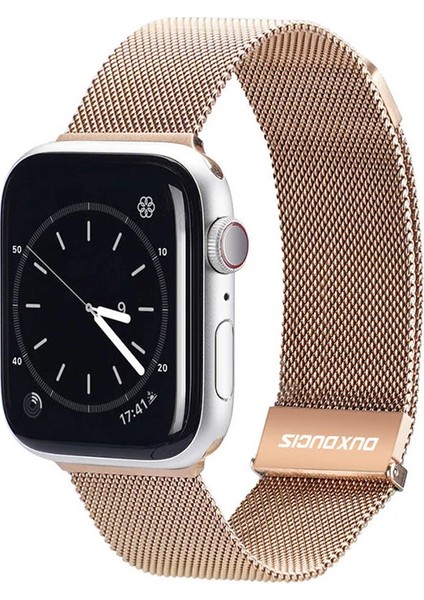 Dux Ducis Apple Watch 42/44/45MM Için Milanese Premium Milano Loop Kayış KORDON-(1903)
