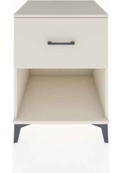 Kronos Komodin Tek Çekmeceli 60X59X80 Aytaşı-Aytaşı