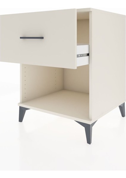 Kronos Komodin Tek Çekmeceli 60X59X80 Aytaşı-Aytaşı fırsatları