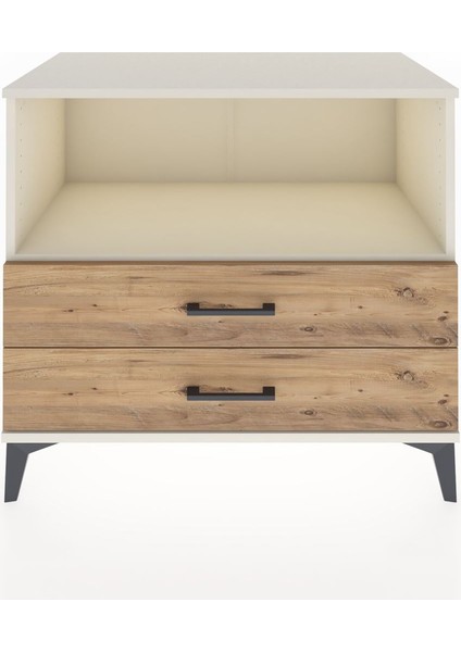 Hyperion Şifonyer Tek Raflı 2 Çekmeceli 88X44X80 Aytaşı-Çam
