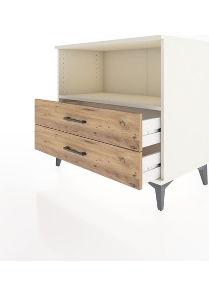 Hyperion Şifonyer Tek Raflı 2 Çekmeceli 88X44X80 Aytaşı-Çam fırsatları