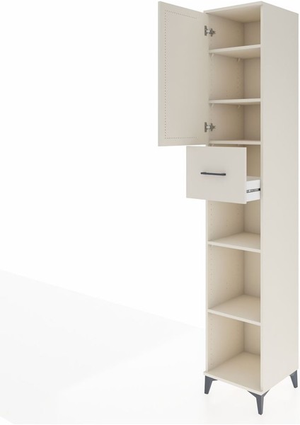 Hyperion Dolap 5 Raflı Tek Çekmeceli Tek Kapaklı 44X44X243 Aytaşı-Aytaşı fırsatları