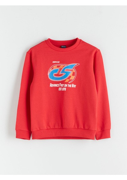 Yeni Sezon Bisiklet Yaka Erkek Çocuk Sweatshirt