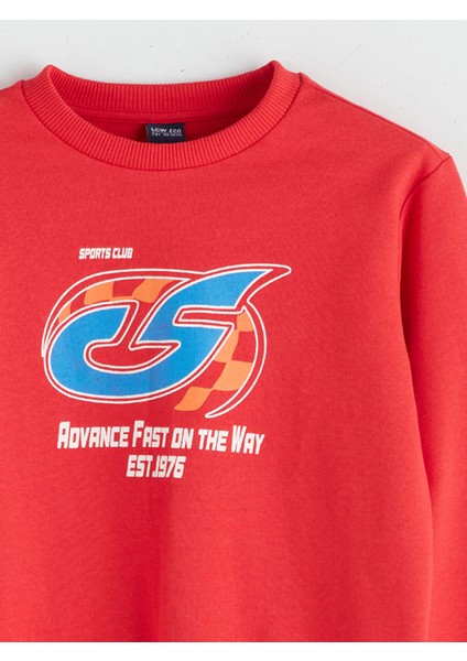 Yeni Sezon Bisiklet Yaka Erkek Çocuk Sweatshirt modelleri