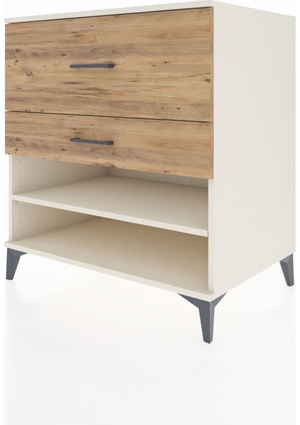 Kronos Şifonyer Tek Raflı 2 Çekmeceli 88X59X96 Aytaşı-Çam modelleri