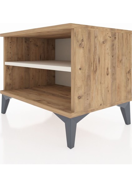 Hyperion Komodin Tek Raflı 60X44X48 Çam-Aytaşı indirimleri