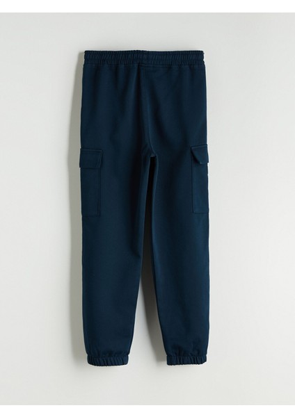 Yeni Sezon Beli Lastikli Erkek Çocuk Kargo Jogger Pantolon fırsatları
