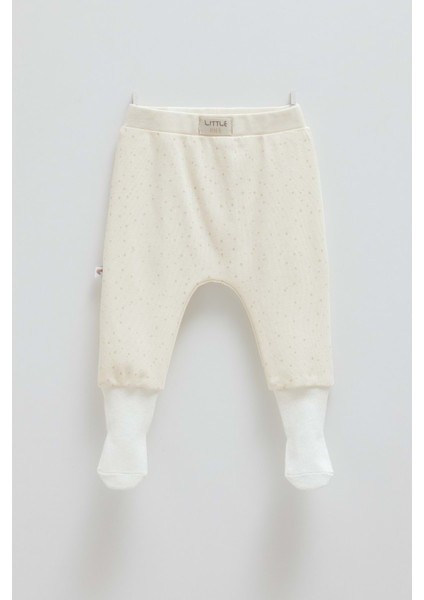Soft Colour Patikli Bebek Pantolon - Caramell - APU1593 - Ekru - 3 - 6 Ay - APU1593-EKRU-3 - 6 Ay Ekru