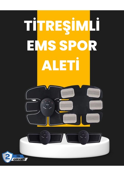 Titreşimli Ems Spor ve Fitness Cihazı Karın Kası Kol Bacak 2025 Model