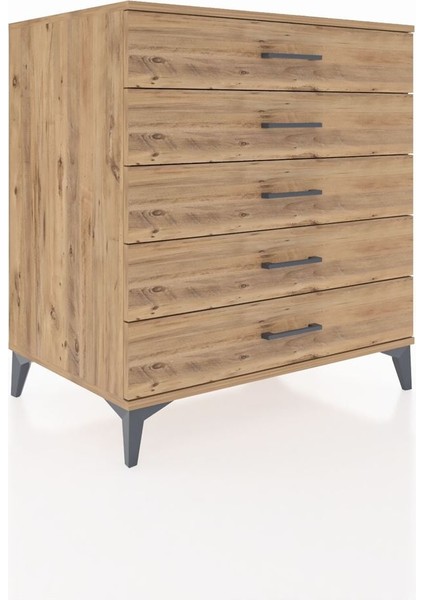 Kronos Şifonyer 5 Çekmeceli 88X59X96 Çam-Çam fiyatları
