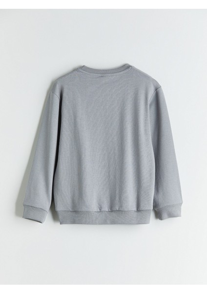 Yeni Sezon Bisiklet Yaka Erkek Çocuk Sweatshirt modelleri