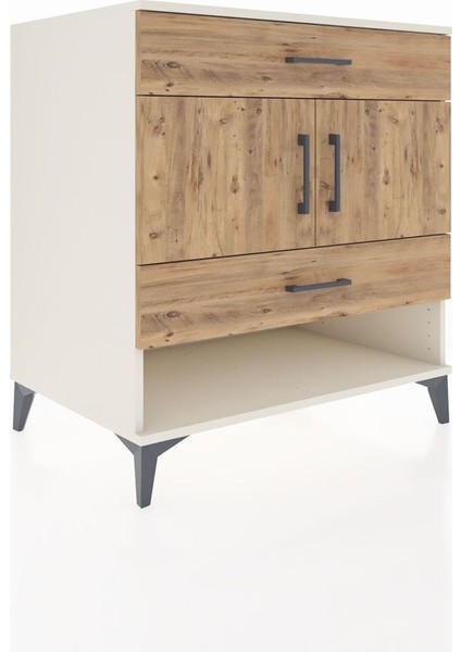 Kronos Şifonyer 2 Raflı 2 Çekmeceli 2 Kapaklı 88X59X96 Aytaşı-Çam fiyatları