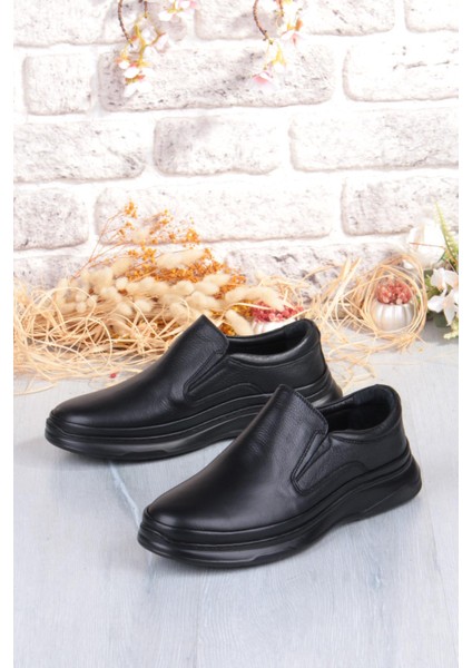 1651 Micro Klima Sistem Hakiki Deri Kauçuk Taban Erkek Ayakkabı fırsatları